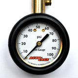 ACCU-GAGE MOTORHOME 100 PSI SCHRADER VALVE TYRE PRESSURE GAUGE