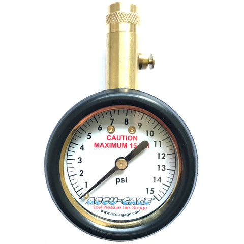 ACCU-GAGE SCHRADER VALVE TYRE PRESSURE GAUGE